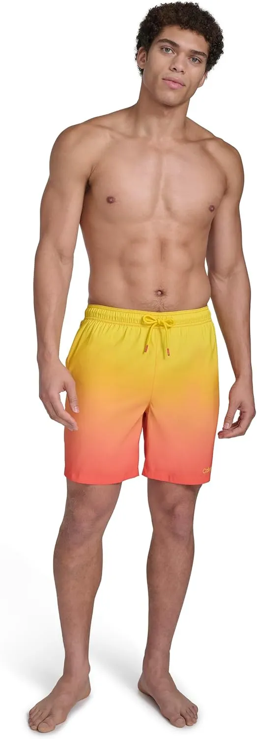 Calvin Klein Men's Volley Quick Dry Lightweight Swim Trunk