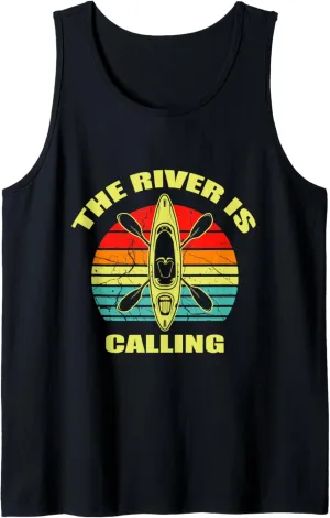 Canoeing Kayaker And Canoeist Tank Top