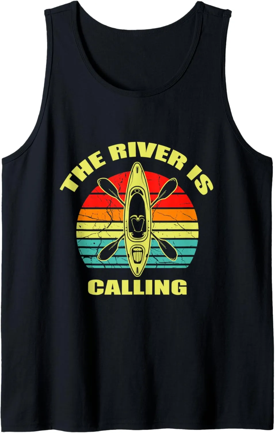 Canoeing Kayaker And Canoeist Tank Top