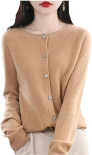 Cashmere Cardigans for Women,Cashmere Sweaters for Women,Cashmeres Button Front Long Sleeve Cardigan