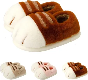 Cat Paw Slippers For Women ，Winter Indoor And Outdoor Warm Home Cat Claw Slippers, Ladies Cute Thick Non-Slip Plush Slippers