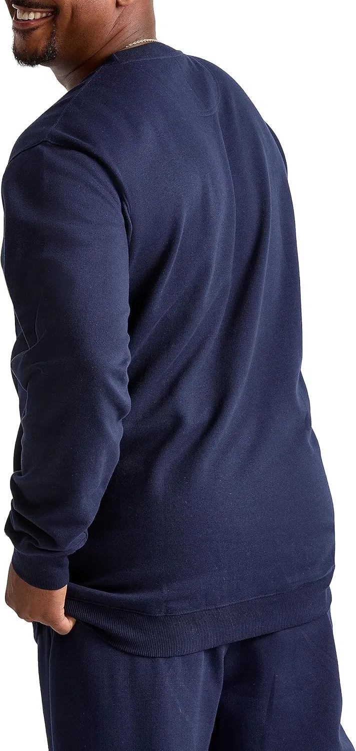 Champion Men's Crewneck, Powerblend Fleece Sweatshirt, Crewneck Sweatshirts (Reg. Or Big & Tall)