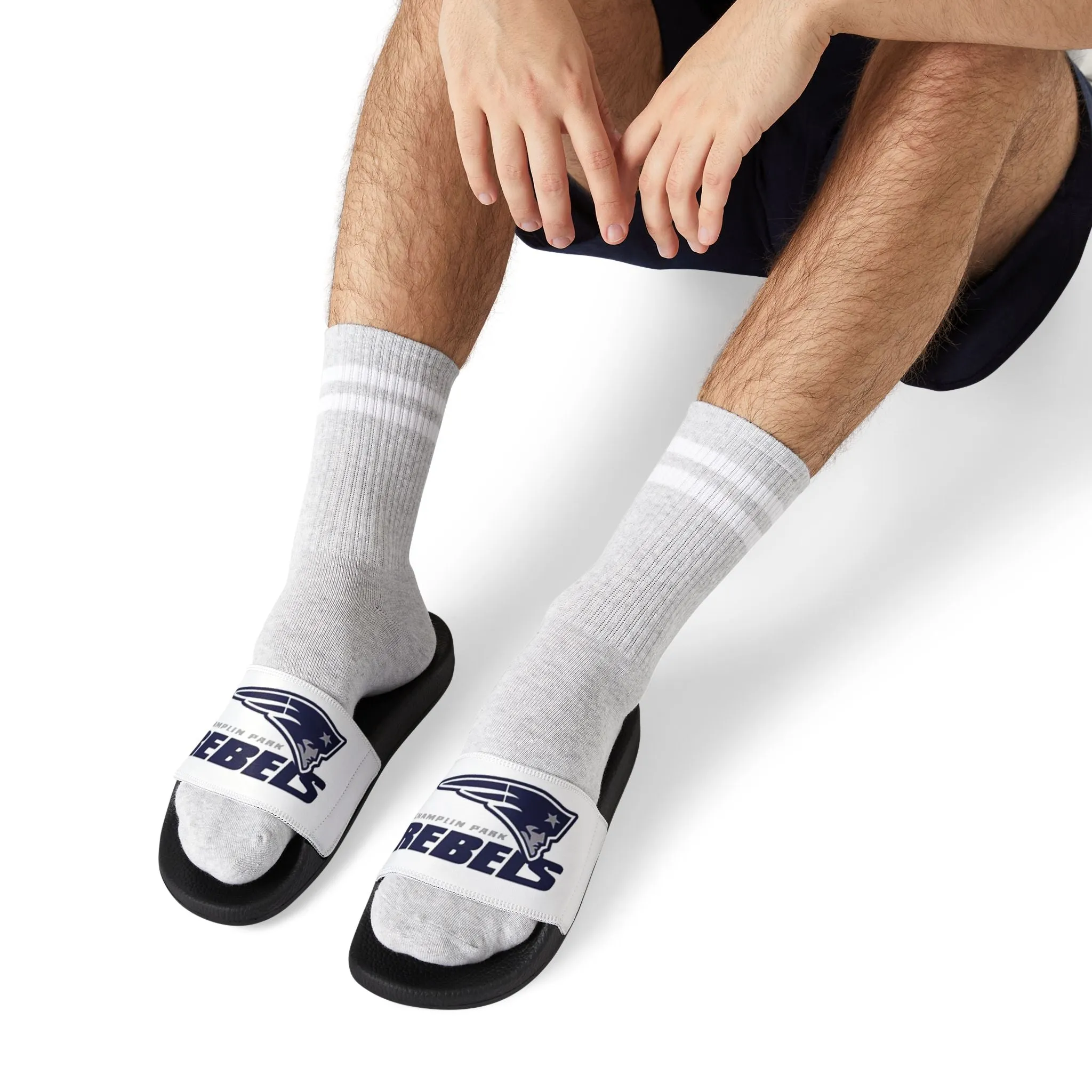 Champlin Park Rebels Men's Removable-Strap Casual Sandals for Summer Adventures