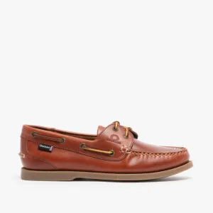 Chatham DECK G2 Mens Nubuck Leather Boat Shoes Chestnut