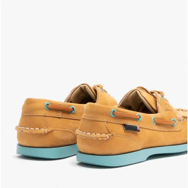 Chatham PIPPA II G2 Womens Boat Shoes Tan/Turquoise