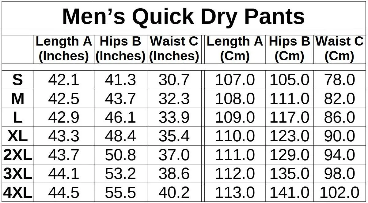 Checkmate BOOM! - Men's Quick Dry Pants (S - 4XL)