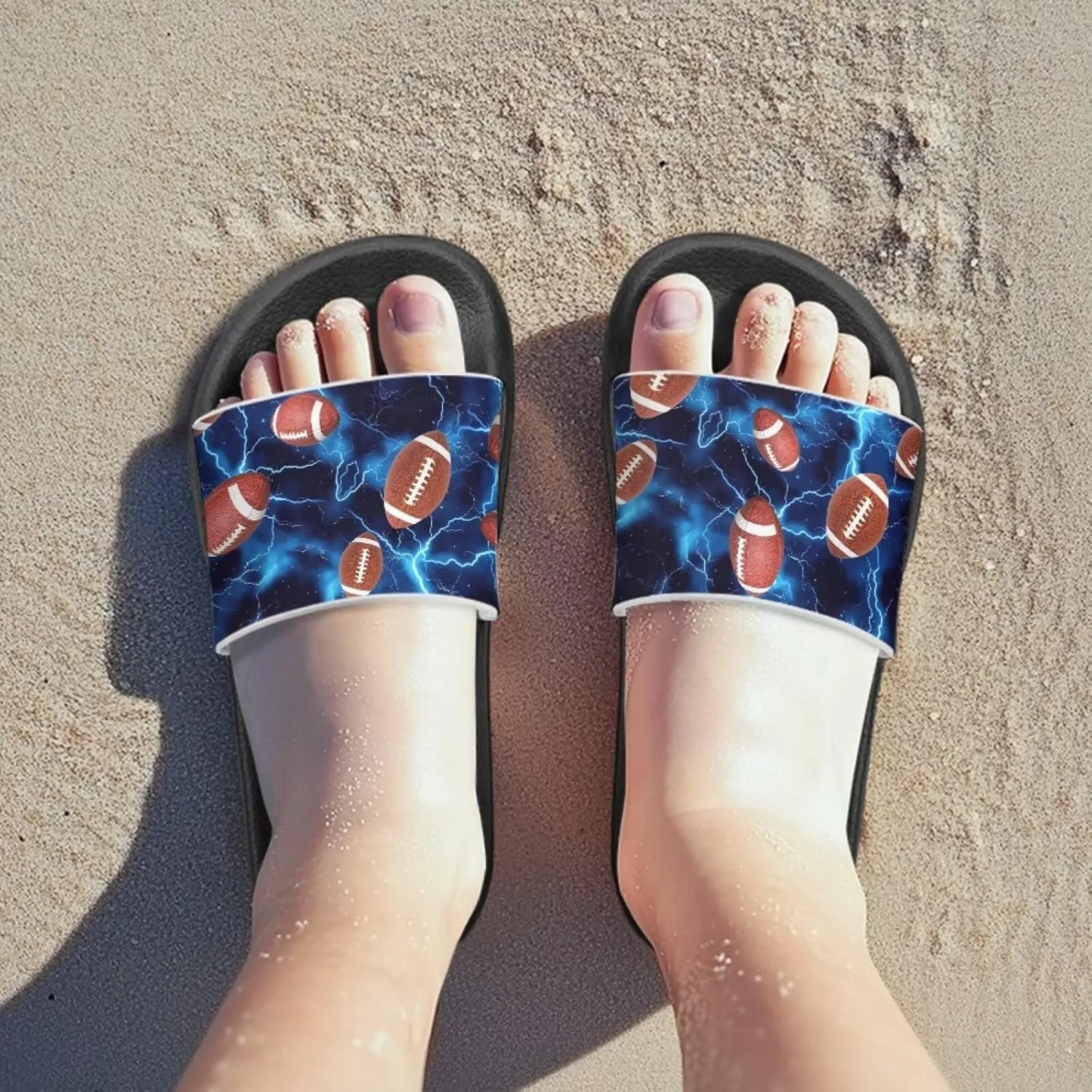 Children Slide Sandals Soft Anti-Skid Sandal Comfort Lightweight Slip On Summer Slippers for Beach Pool