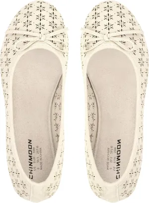 CHIN·MOON Women's Slip-Ons Ballet Flats Comfortable Lightweight Casual Dress Shoes