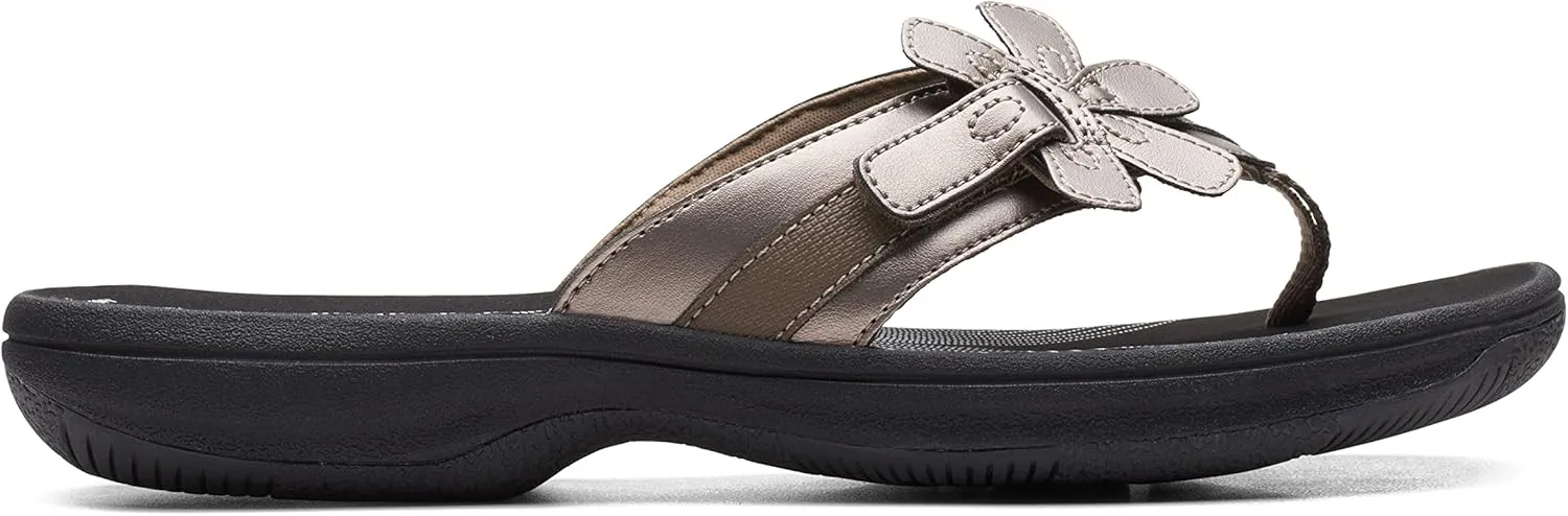 Clarks Women's Brinkley Flora Flip Flop