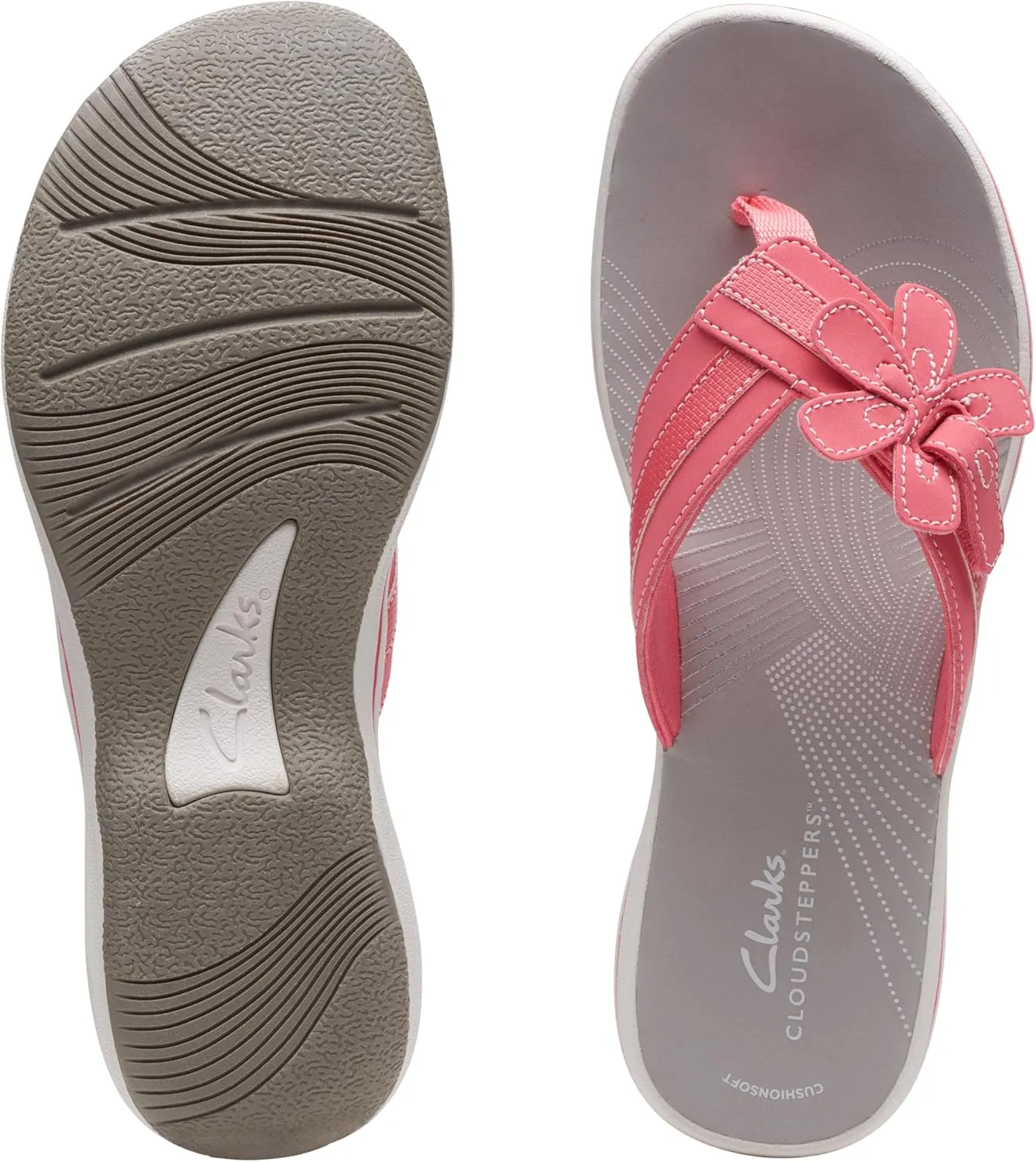 Clarks Women's Brinkley Flora Flip Flop