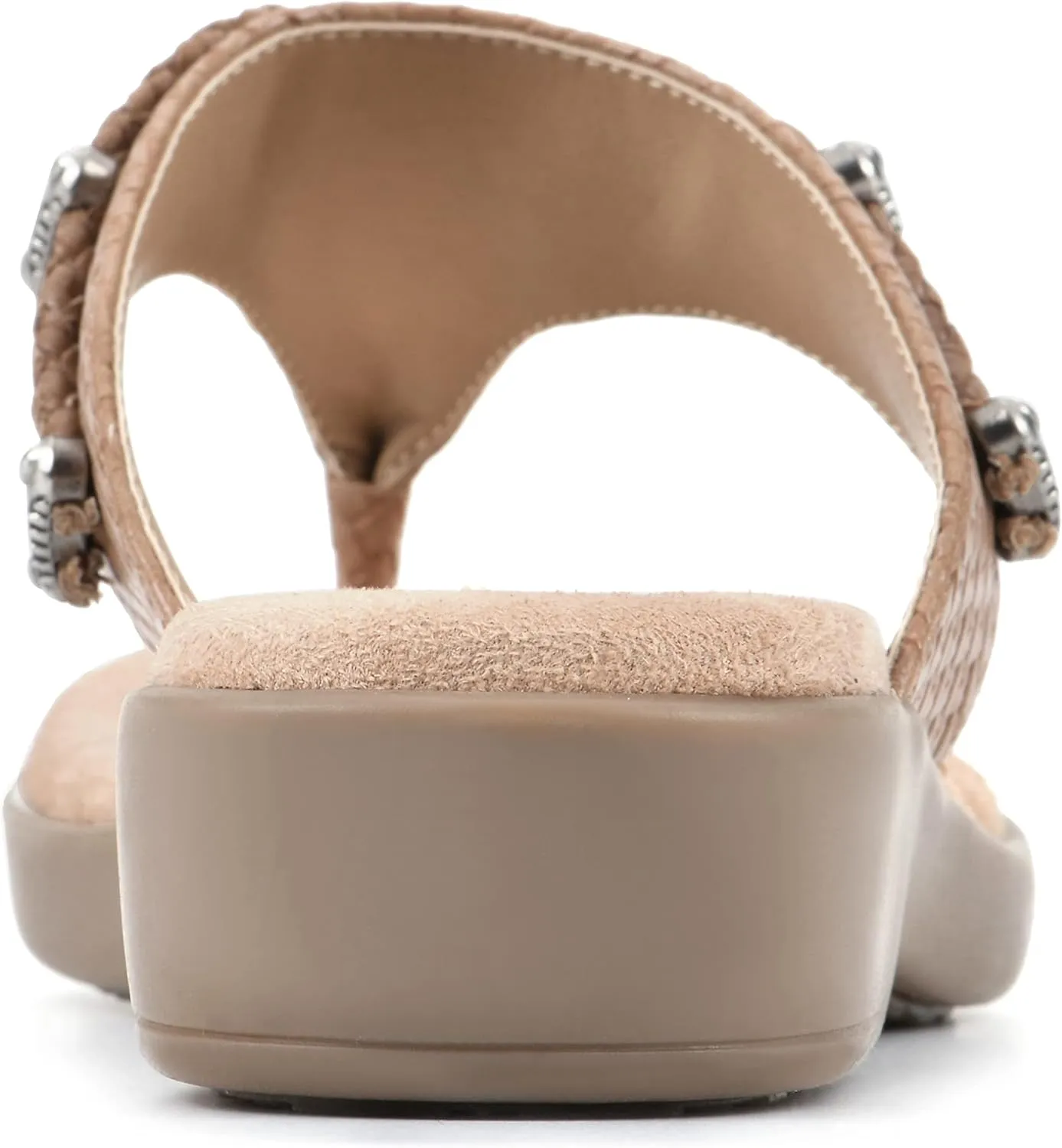 CLIFFS BY WHITE MOUNTAIN Women's Bailee Cushioned Flip Flop Sandal