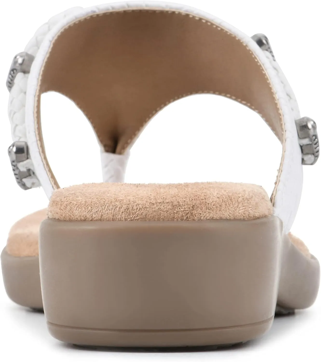 CLIFFS BY WHITE MOUNTAIN Women's Bailee Cushioned Flip Flop Sandal