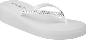 CLOVERLAY Women’s Flip Flops Platform Sandals Wedge Flip Flop Thong Sandal