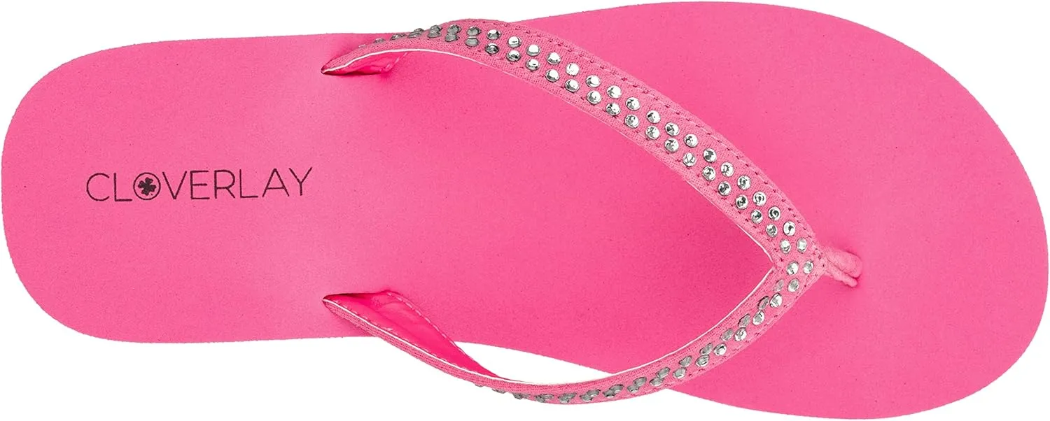 CLOVERLAY Women’s Flip Flops Platform Sandals Wedge Flip Flop Thong Sandal