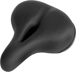 Comfortable Bike Saddle Leather Seat Mountain Bike Shock Absorbing Hollow Cushion Bicycle Accessories for Men Women Mountain Road Bikes