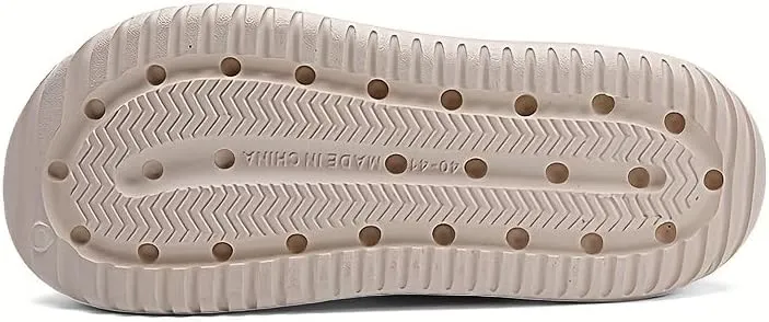 Comfortable Men's Slip-on Clogs with Soft Sole for Walking, Outdoor Activities, and Beach Sandals