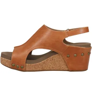 CORKYS Carley Cognac Wedge
