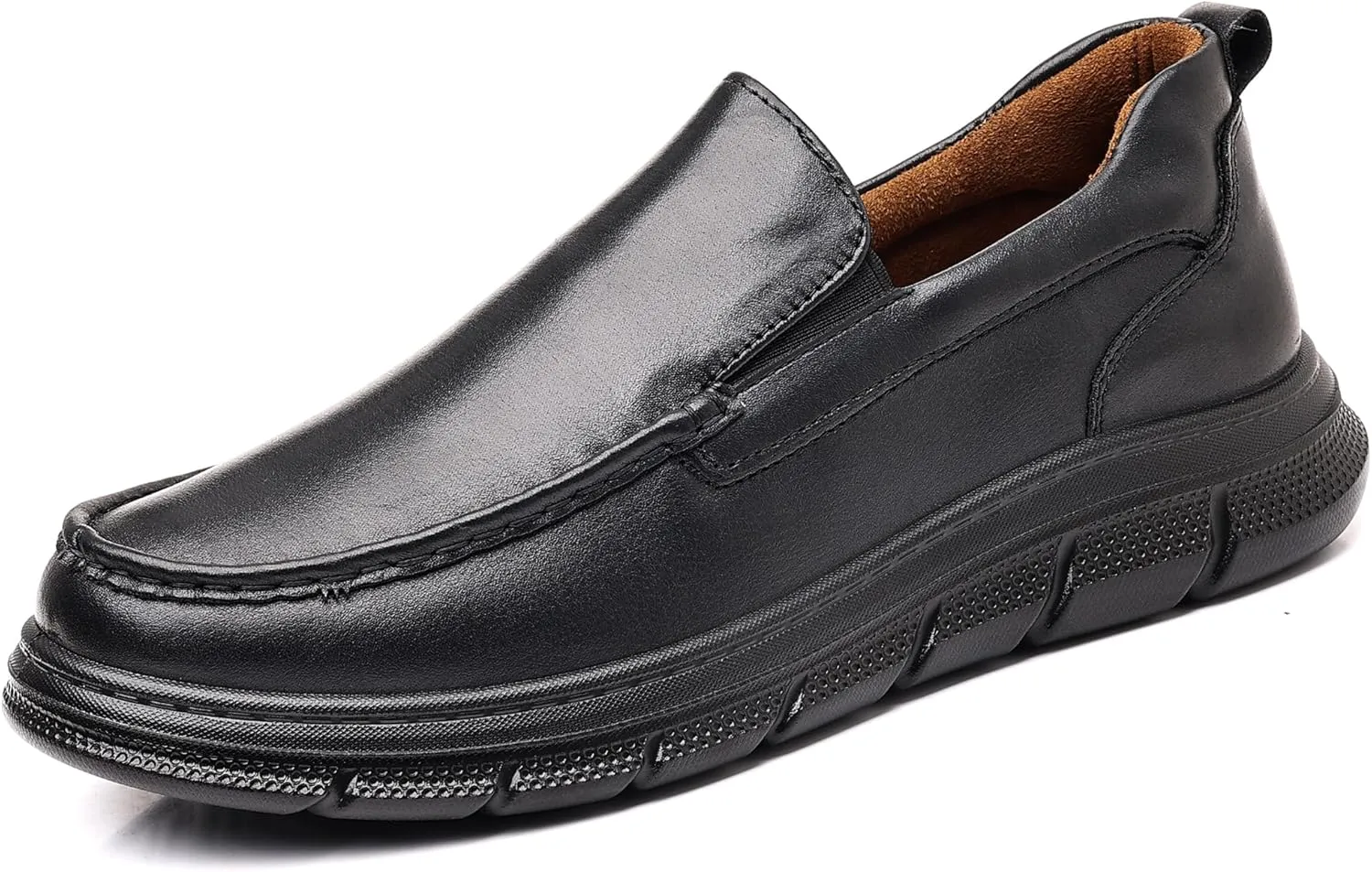 COSIDRAM Mens Casual Loafers Comfortable Soft Classic Moccasin Slip On Daily Walking Shoes