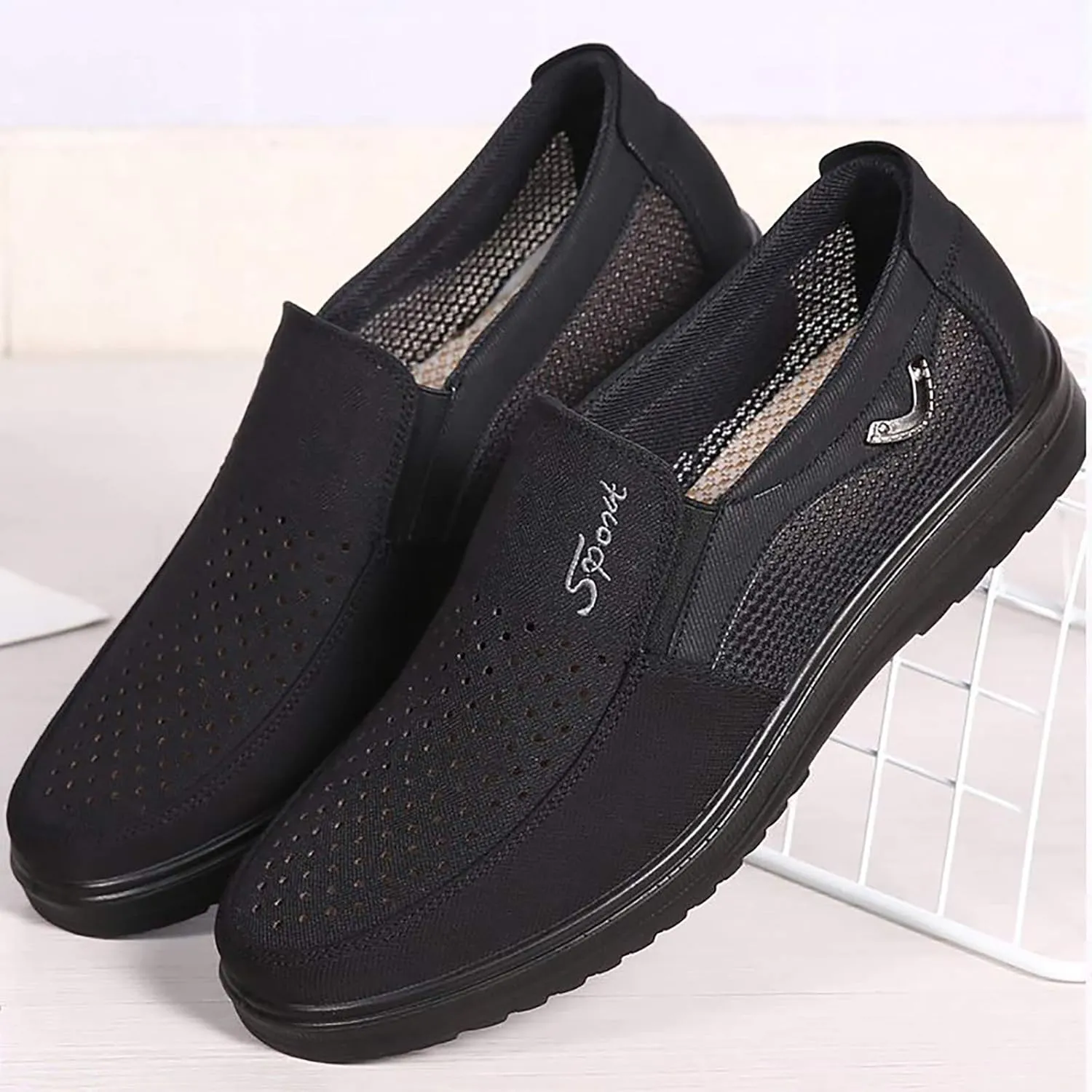 COSIDRAM Mens Loafer Casual Shoes Comfort Lightweight Driving Travel Walking Shoes for Adult Male