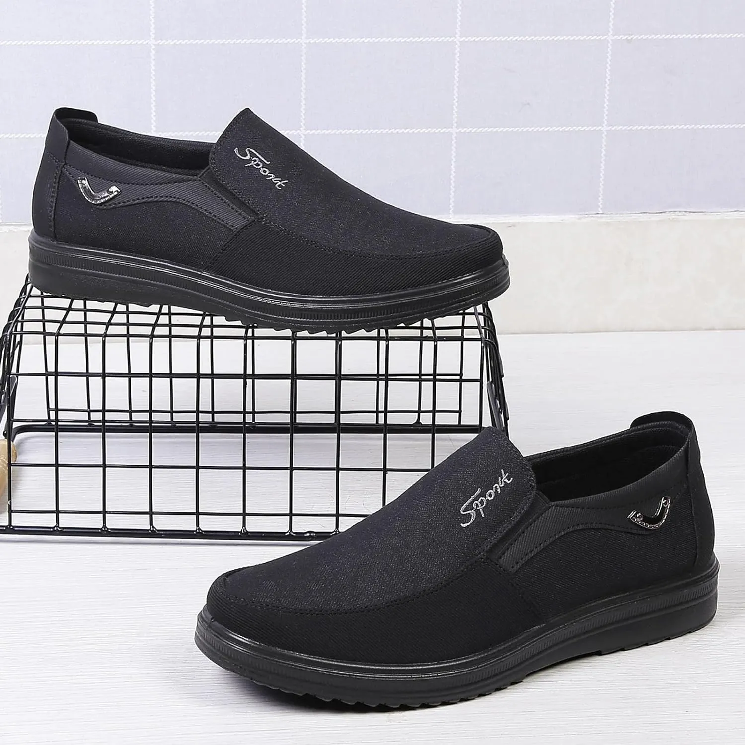 COSIDRAM Mens Loafer Casual Shoes Comfort Lightweight Driving Travel Walking Shoes for Adult Male