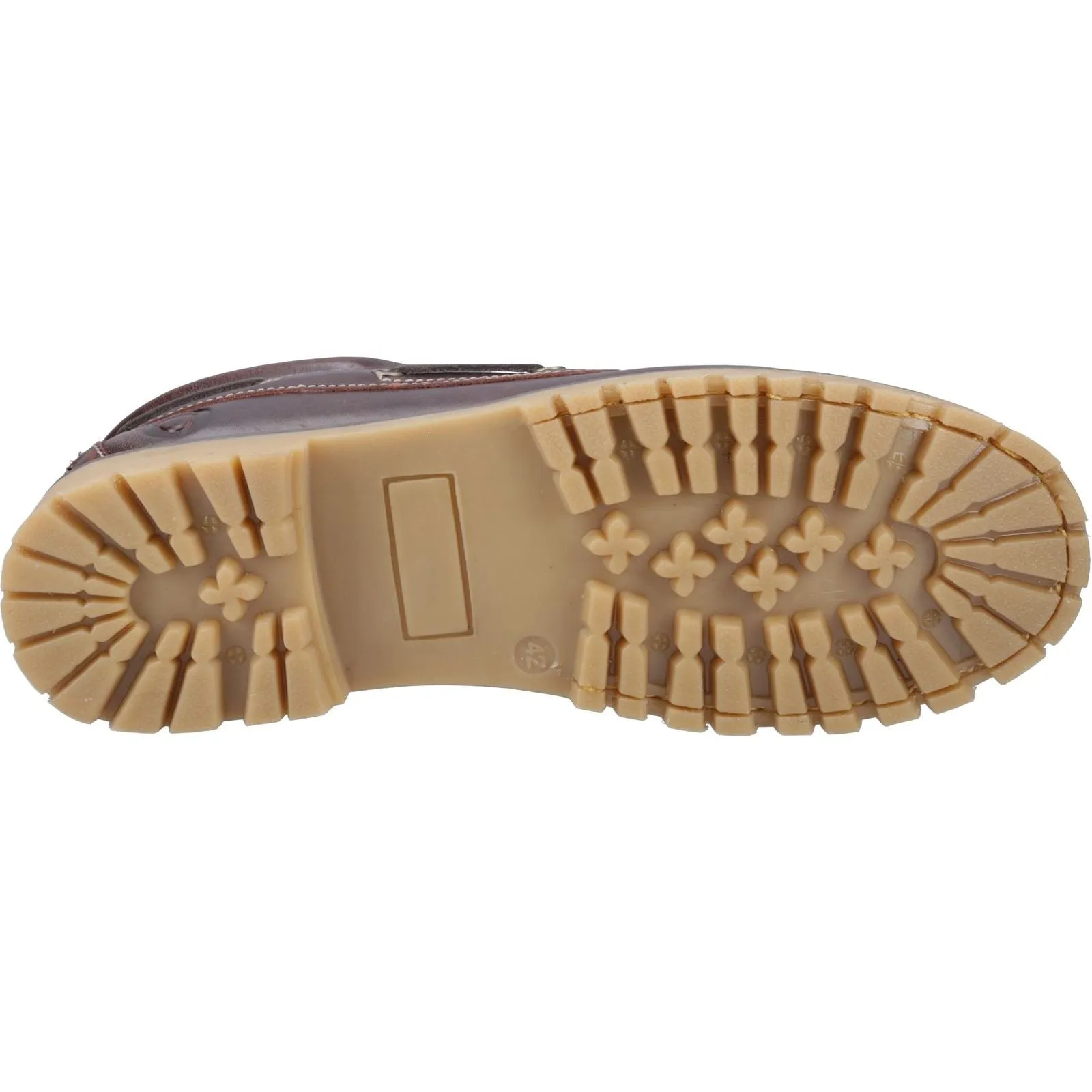 Cotswold Inglecote Leather Men's Brown Leather Boat Shoes