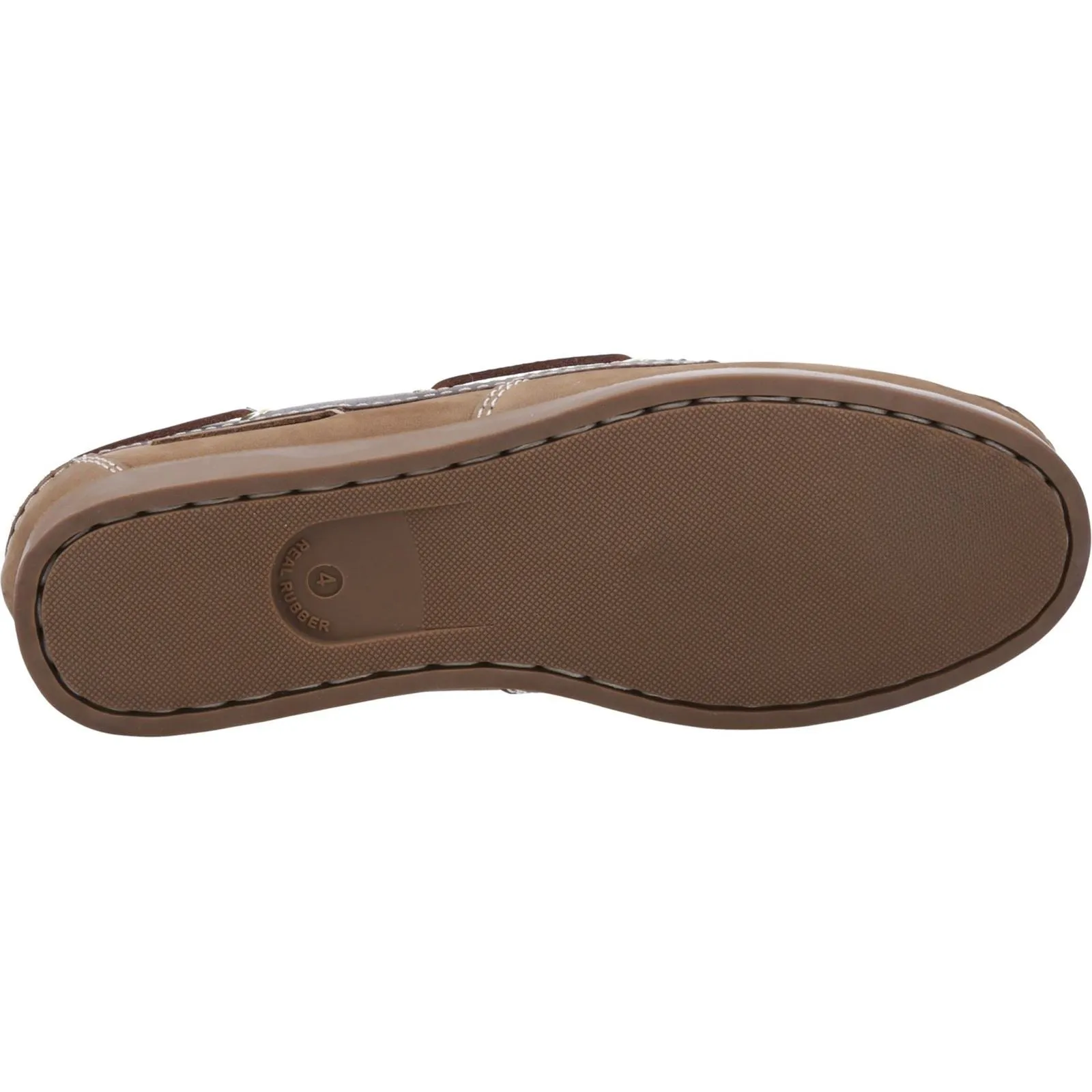 Cotswold Waterlane Leather Women's Taupe/Brown Boat Shoes