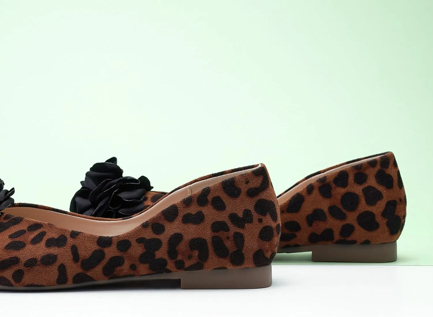 C.Paravano Ballet Flats for Women | Womens Flats Shoes | Square Toe Flats| Women's Flats | Slip On Dress Shoes | Flower Shoes