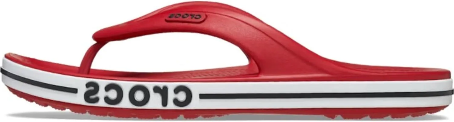 Crocs Men's and Women's Bayaband Flip Flop | Casual Flip Flops | Shower Shoes