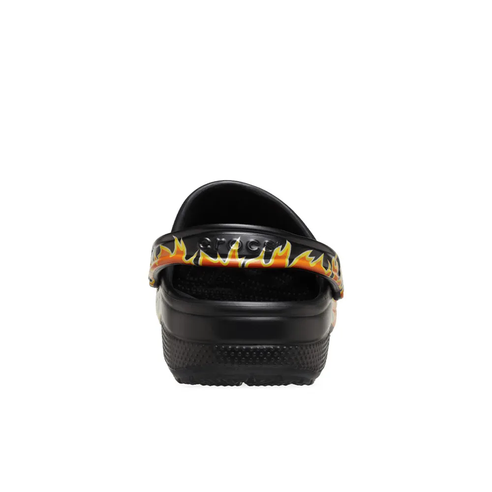 CROCS UNISEX CLASSIC FLAMES CLOG