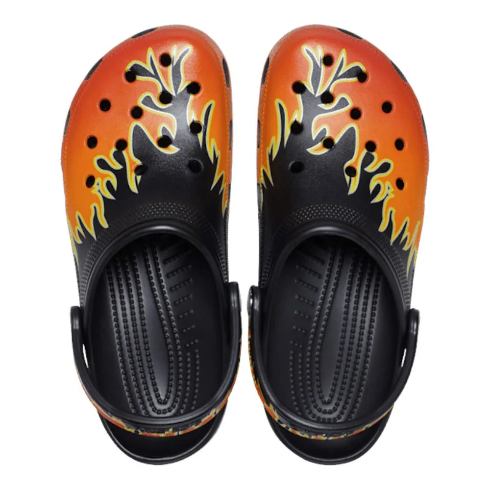 CROCS UNISEX CLASSIC FLAMES CLOG