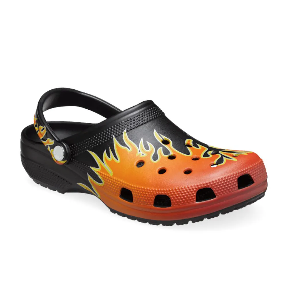 CROCS UNISEX CLASSIC FLAMES CLOG