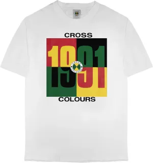 CROSS COLOURS Urban Retro 1990's Vintage | T-Shirt