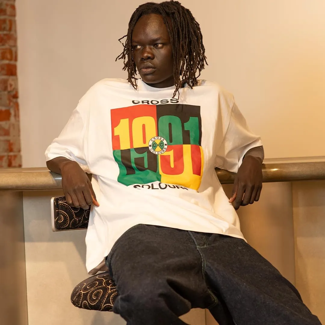 CROSS COLOURS Urban Retro 1990's Vintage | T-Shirt