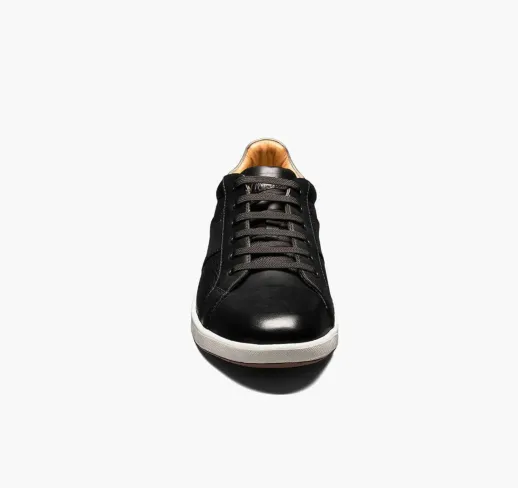 Crossover Lace to Toe Sneaker-Black