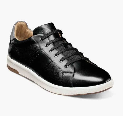 Crossover Lace to Toe Sneaker-Black