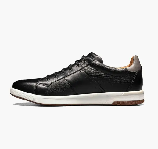 Crossover Lace to Toe Sneaker-Black