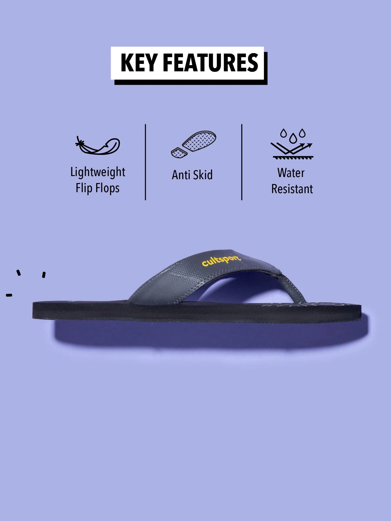 cult Float Sweat Absorbing EVA Flip Flops