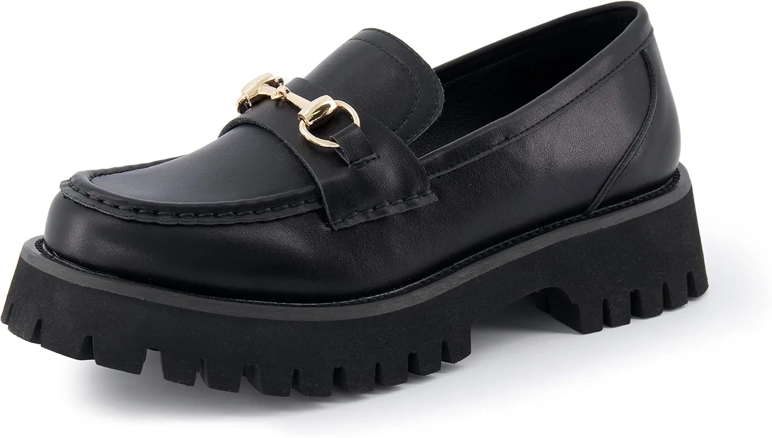 CUSHIONAIRE Women's Dillan Buckle Slip on Loafer  Memory Foam