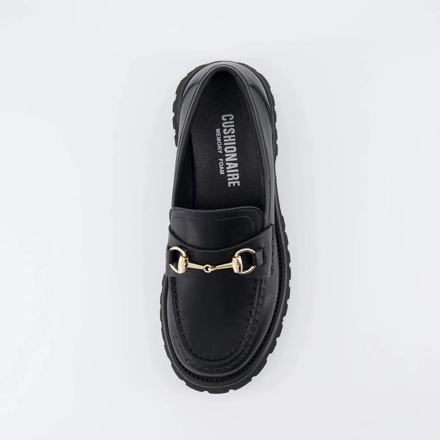 CUSHIONAIRE Women's Dillan Buckle Slip on Loafer  Memory Foam