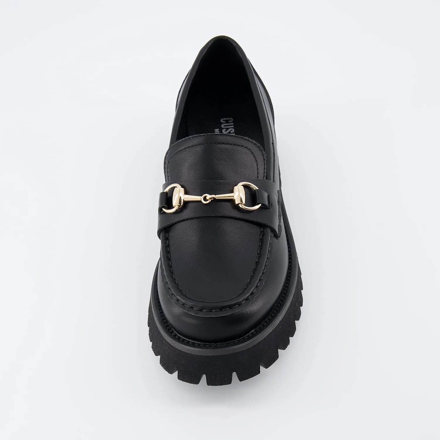 CUSHIONAIRE Women's Dillan Buckle Slip on Loafer  Memory Foam