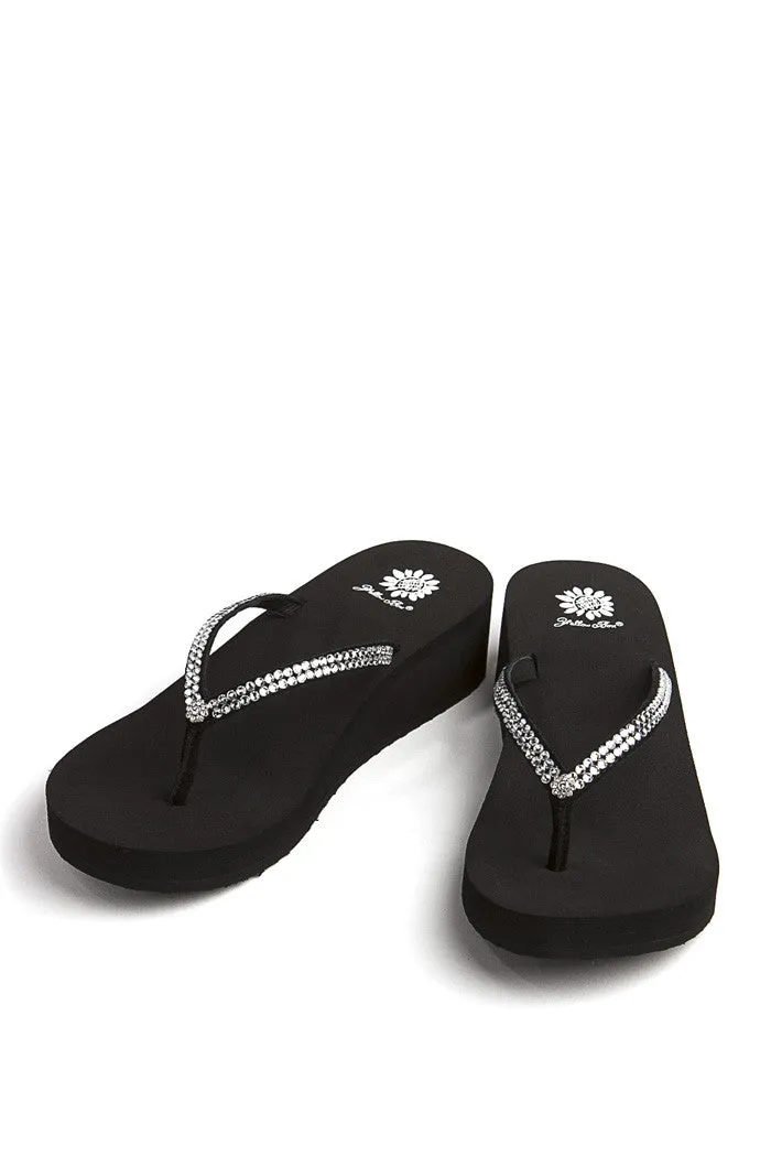 Custard Flip-Flop in Black