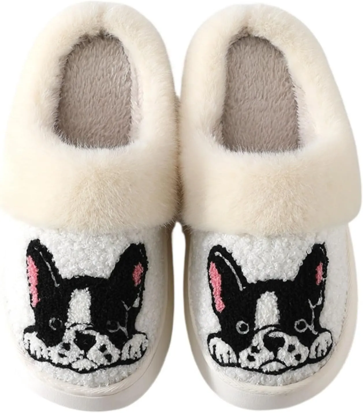 Dachshund Dog Slippers for Women Men Cute Fluffy Fuzzy Plush Funny Indoor Outdoor Warm Soft Indoor Outdoor Non-slip