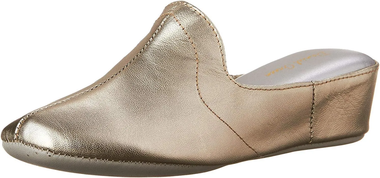 Daniel Green Womens Glamour Slip On Casual Slippers Casual - Black