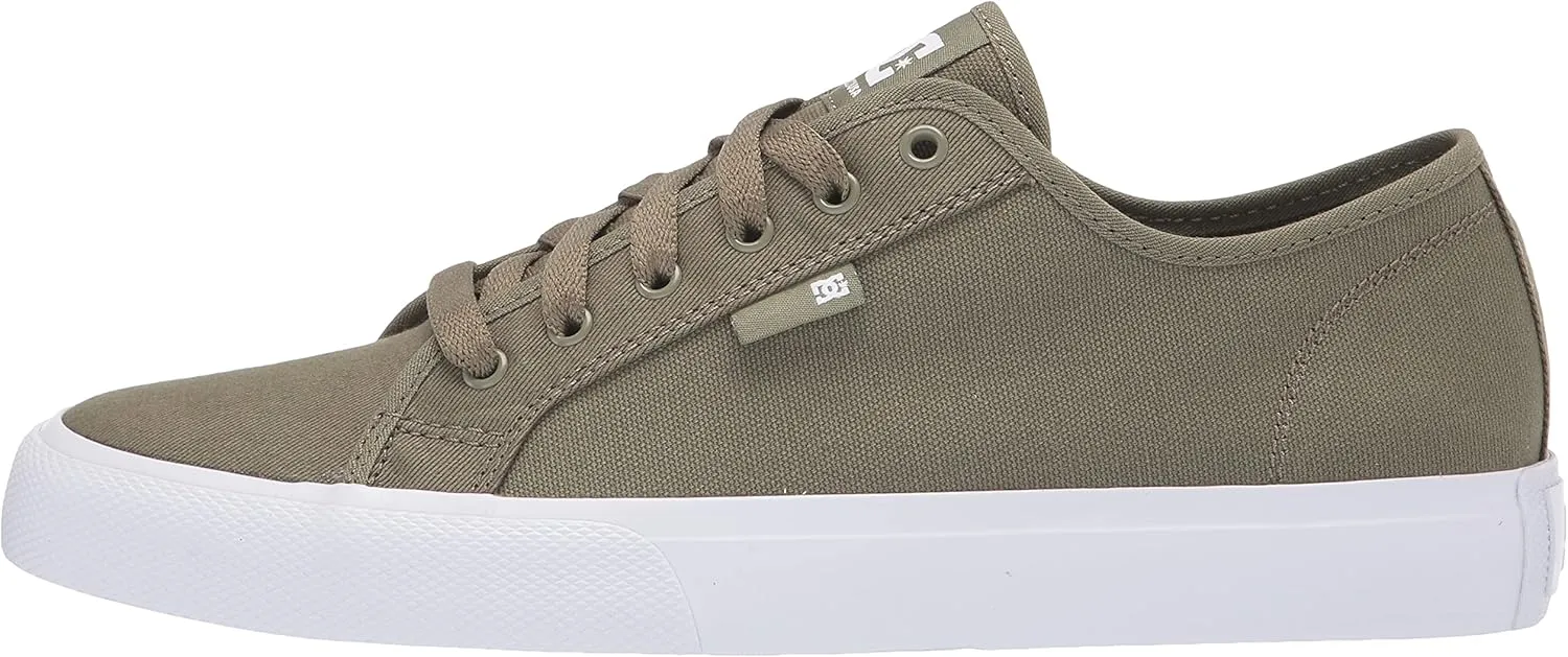 DC Men's Manual Low Top Vegan Friendly Casual Skate Shoe