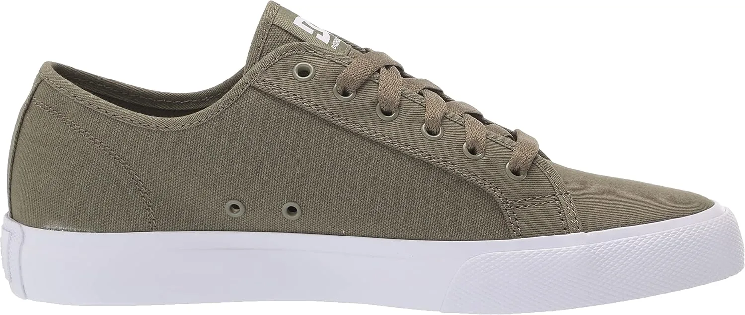 DC Men's Manual Low Top Vegan Friendly Casual Skate Shoe