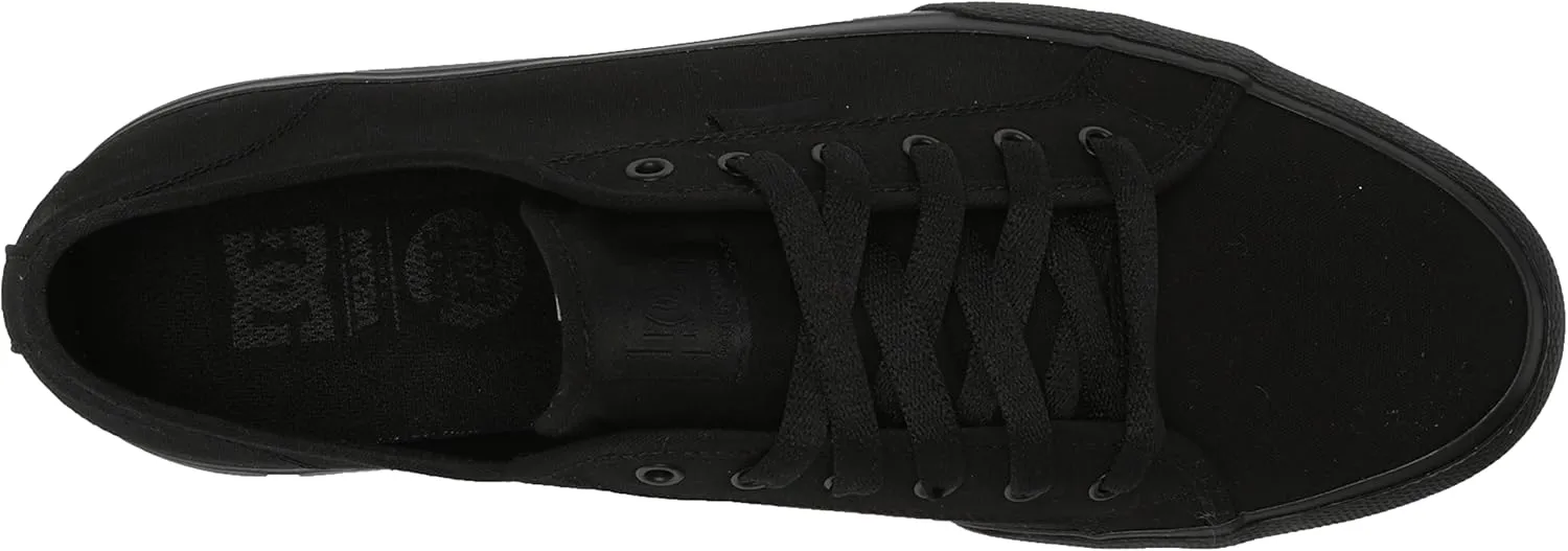 DC Men's Manual Low Top Vegan Friendly Casual Skate Shoe