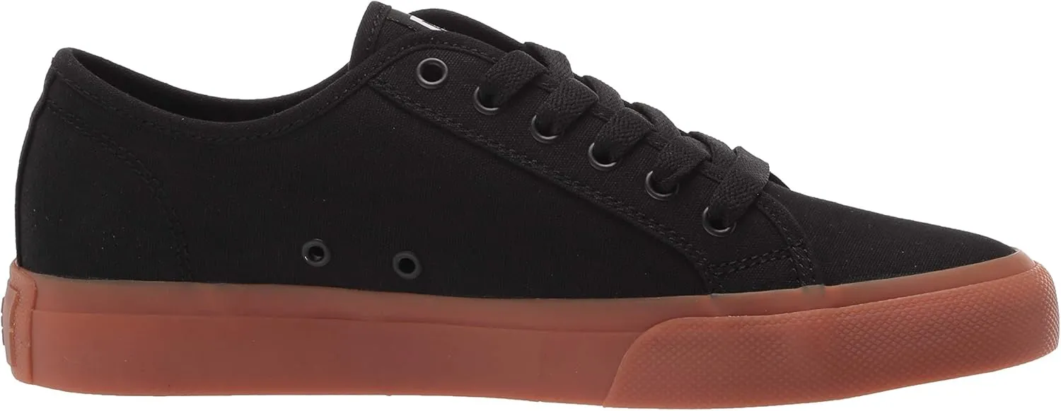 DC Men's Manual Low Top Vegan Friendly Casual Skate Shoe