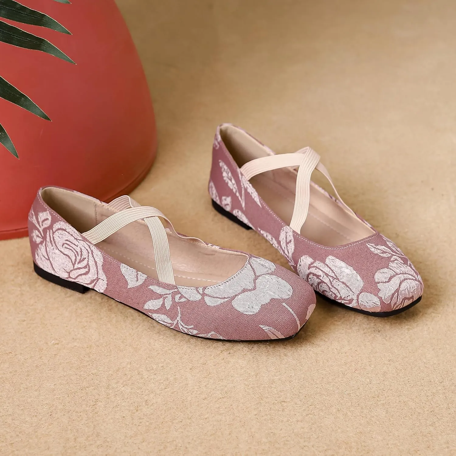 Dear Time Women's Mary Jane Flat Shoes Casual Simple Ballets Comfortable Dressy Office Walking Shoes