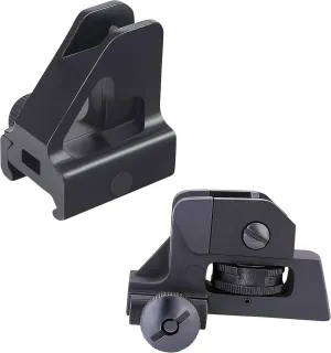 Detachable Low Profile Front Tower for .223 5.56 - Front Flip up Compatible and Weaver Rail,S - Airsoft Hunting Tactical Rifle