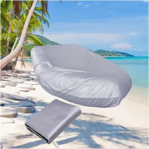 Dinghy Covers 7 Sizes Boat Tarp UV Resistant Heavy Duty Boat Cover for Inflatable Boat and Dinghy,520 * 210 * 46cm